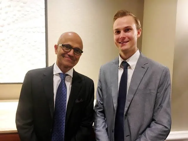 Austin with Satya Nadella